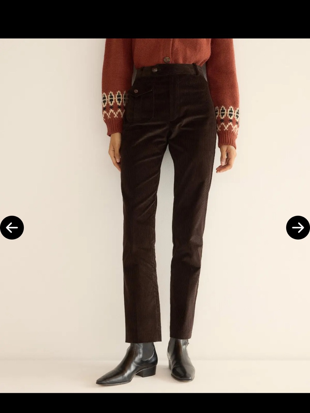 Doen Hartfield Pant in Caviar - NWT